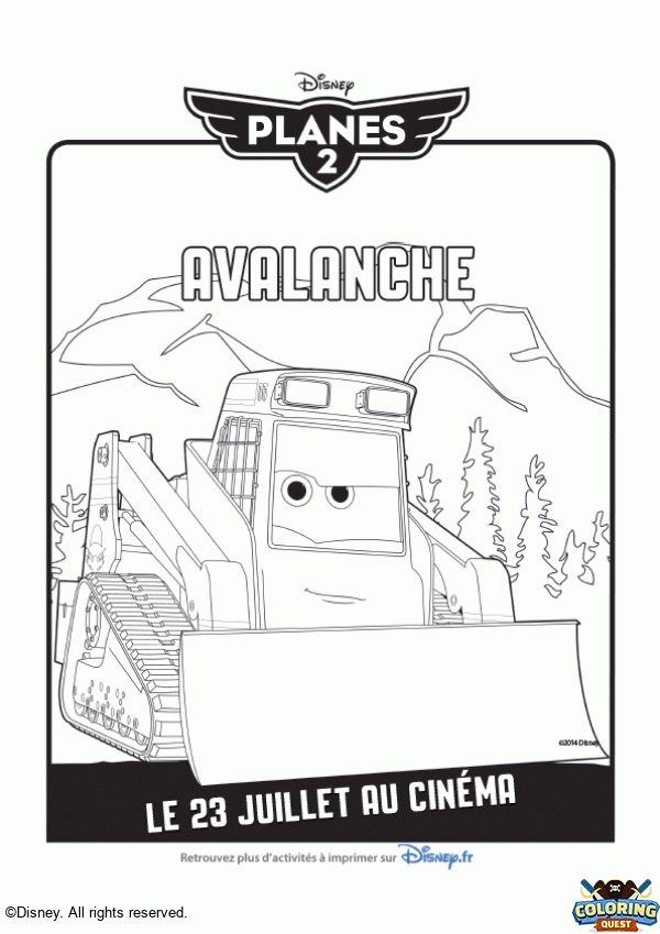 Avalanche coloring