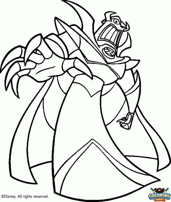 Emperor Zurg coloring