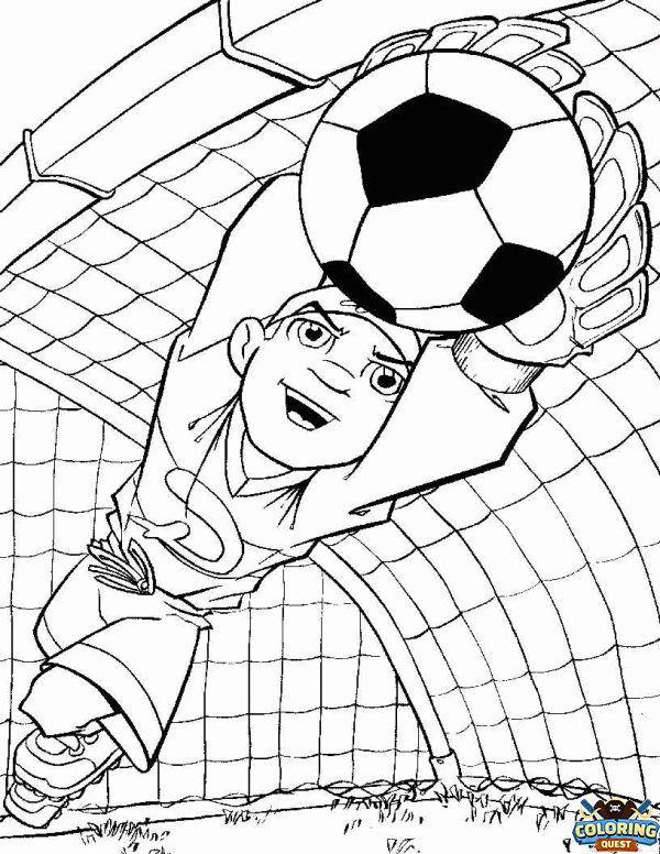 Goalkeeper coloring