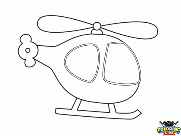 Helicopter coloring