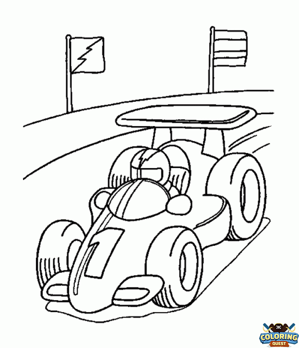 Formula 1 coloring