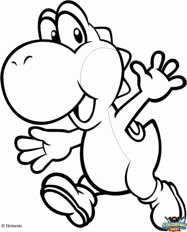 Yoshi coloring