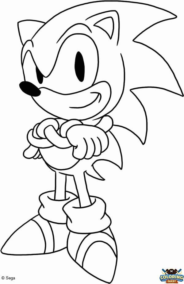 Sonic coloring