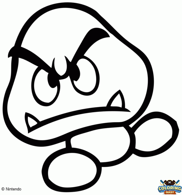 Goomba coloring