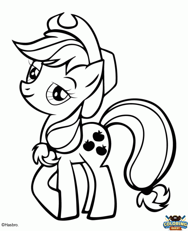 AppleJack coloring