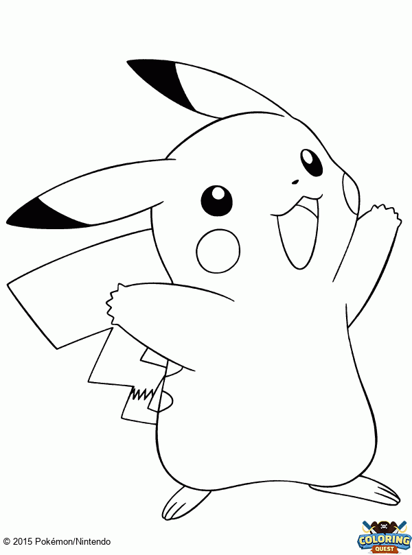 Pikachu coloring