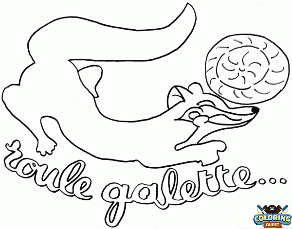 Roule Galette coloring