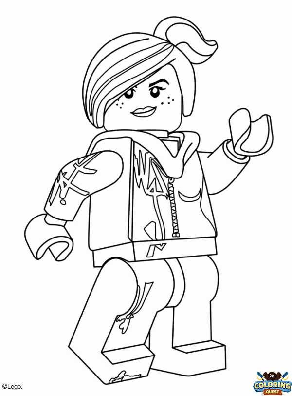 Lucy - The Lego Great Adventure coloring