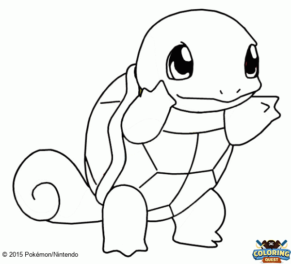 Squirtle coloring