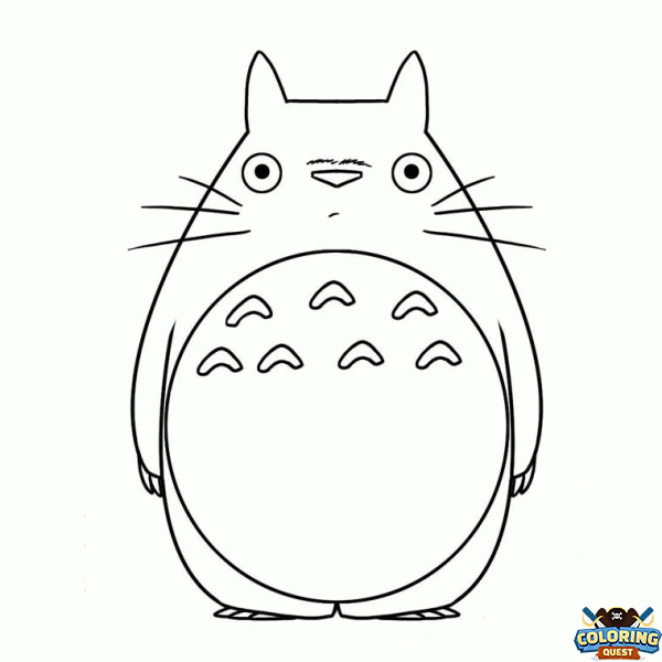 My Neighbor Totoro coloring