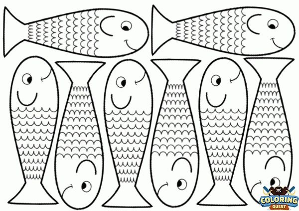 small fish coloring