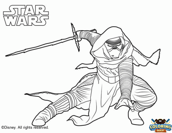 Kylo Ren coloring