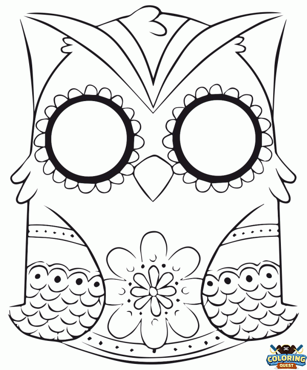 Owl coloring
