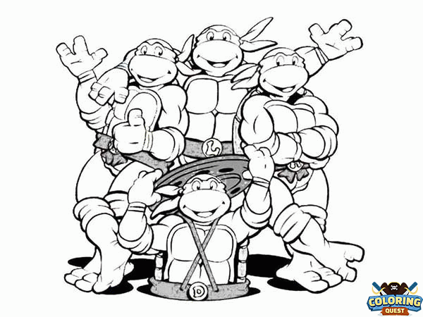 Teenage Mutant Ninja Turtles coloring