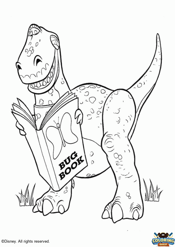 Rex the T-Rex coloring