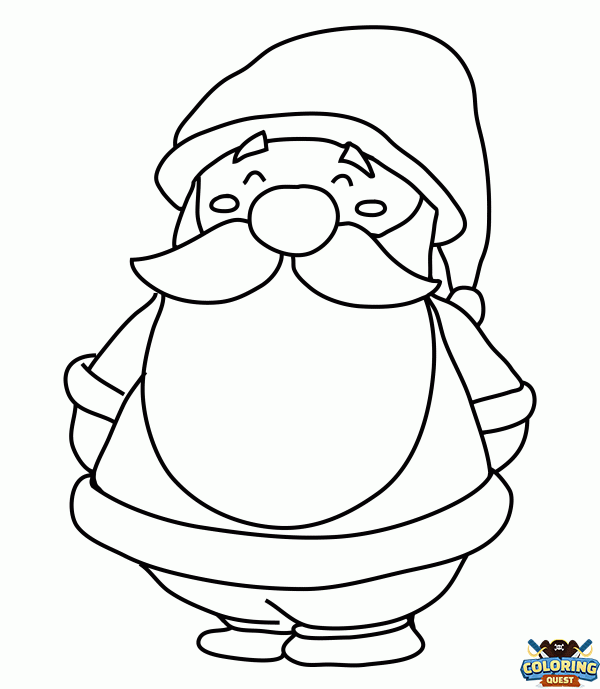 Little Santa Claus coloring