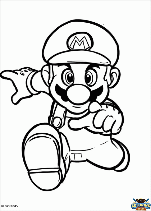 Mario coloring