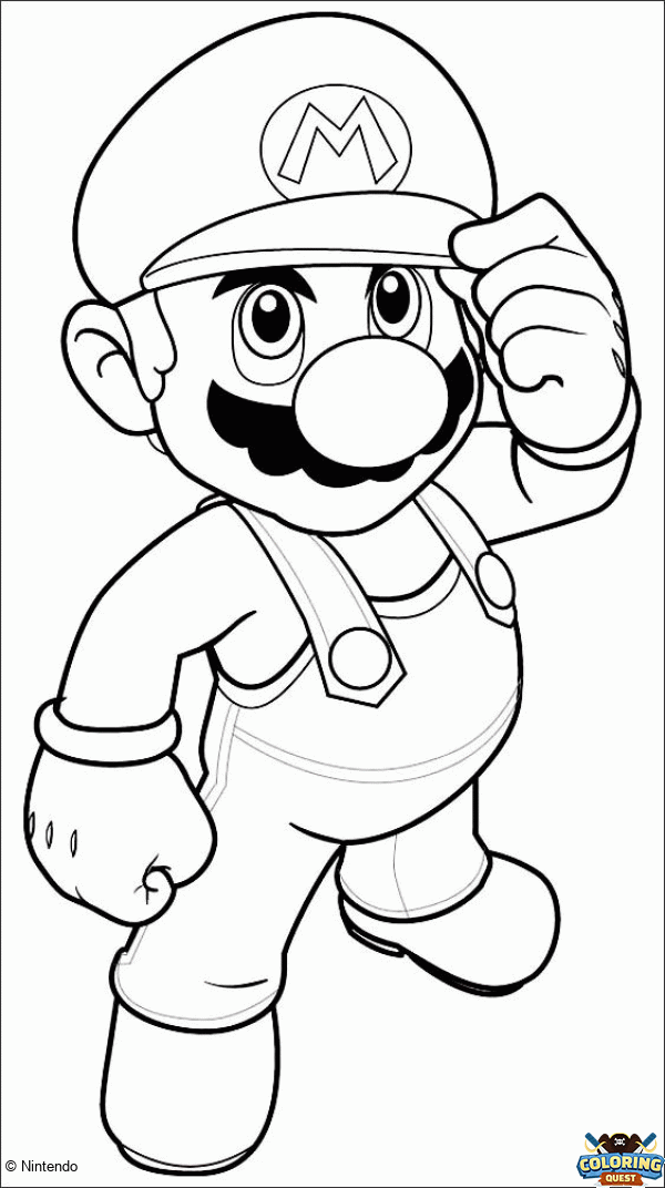 Mario coloring
