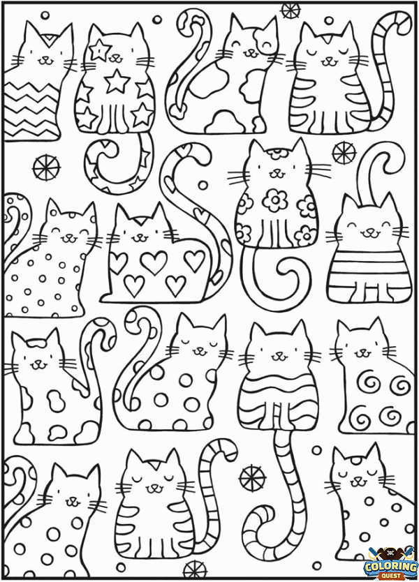 Little Cats coloring