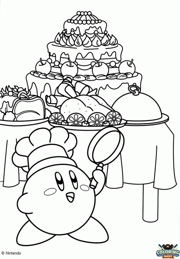 Kirby Cook coloring