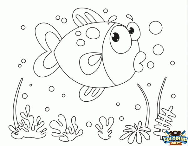 bubble the fish coloring