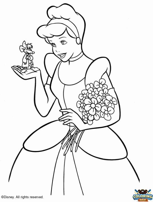 Cinderella coloring