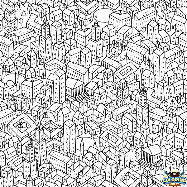 City coloring