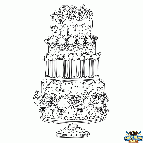 Gigantic Cake coloring