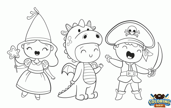 Children's Costumes coloring