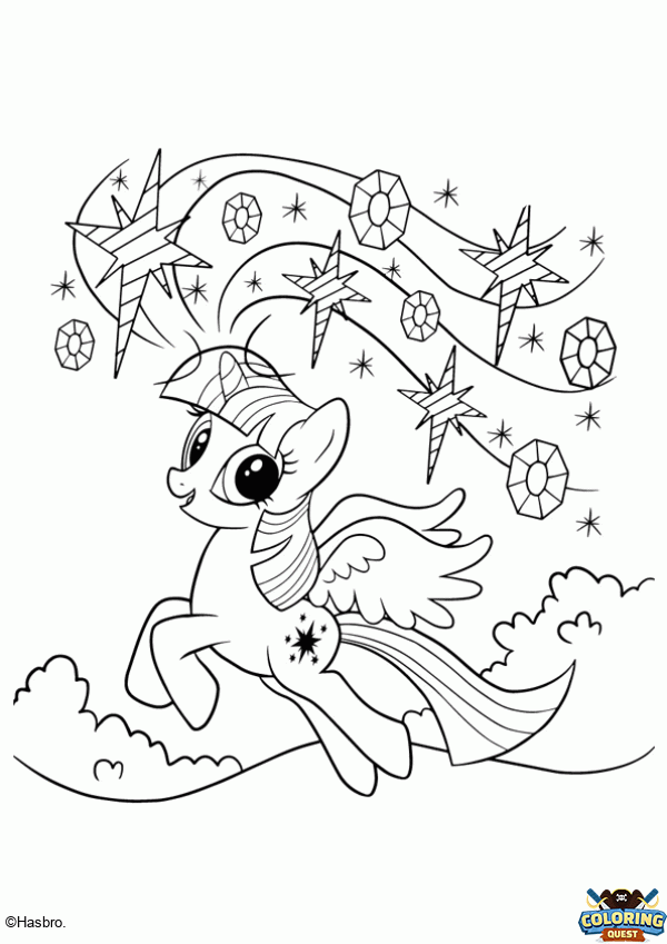 Sparkle - My Little Pony coloring