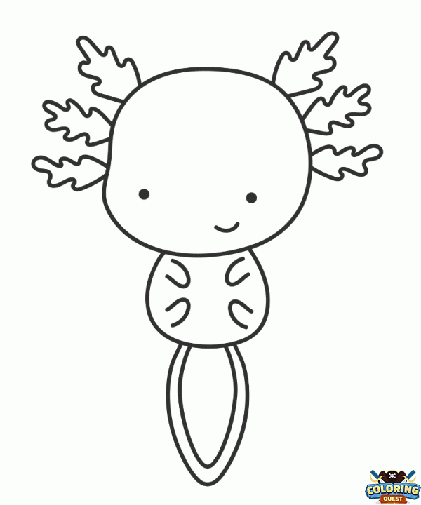 Axolotl coloring