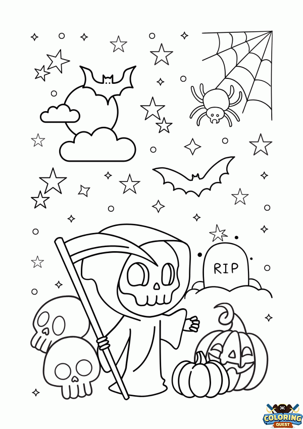 Halloween coloring page coloring