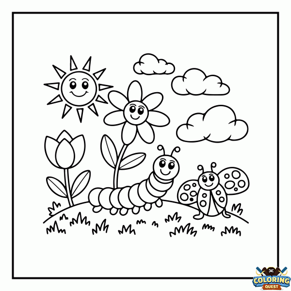 Spring - 2 coloring