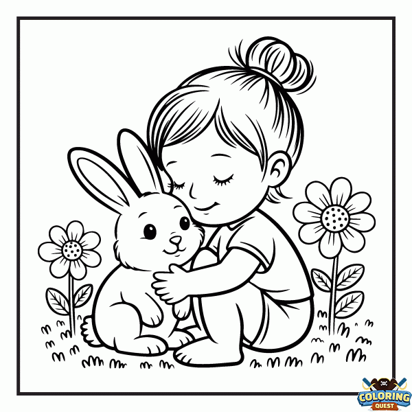 Girly - Spring 3 coloring