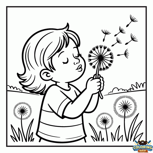 Girly - Spring 5 coloring