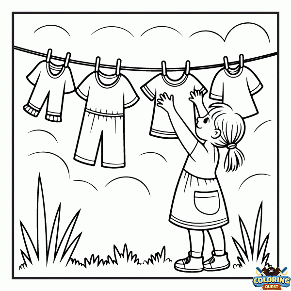 Girly - Spring 6 coloring