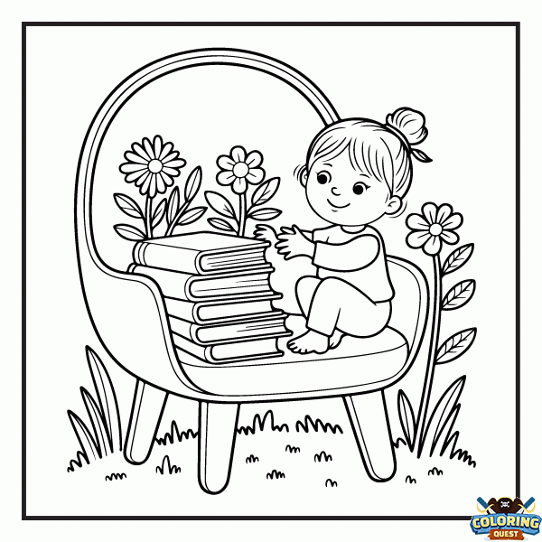 Girly - Spring 8 coloring
