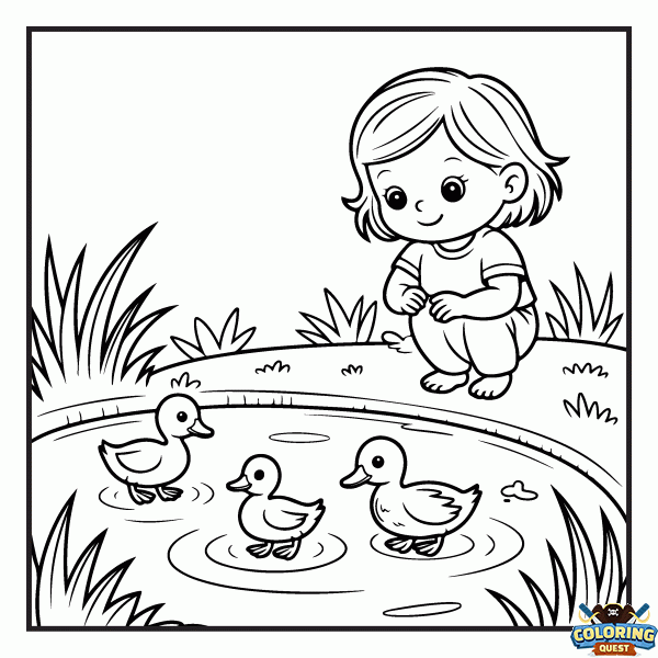 Girly - Spring 9 coloring