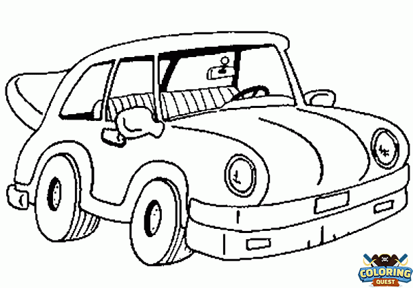 Little car coloring