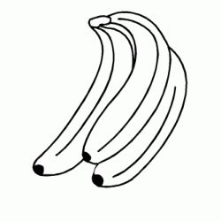 Bananas coloring