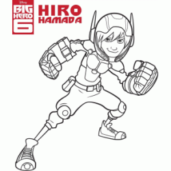 Hiro Hamada coloring