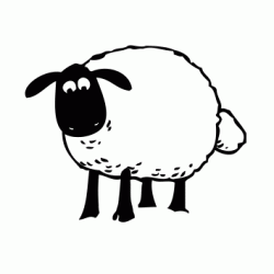 Shaun the sheep coloring