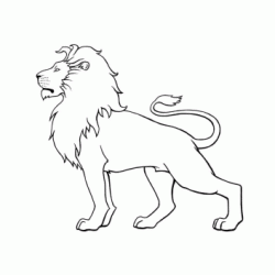 Majestic Lion coloring