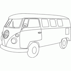 VW Combi coloring