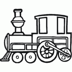 Steam locomotive coloring