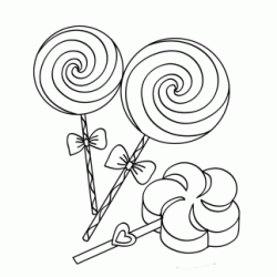 Swirl lollipops coloring