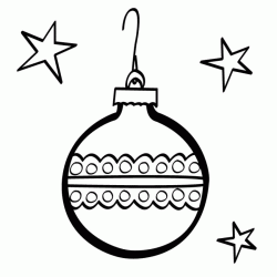 Christmas ornament coloring