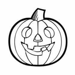 Halloween Pumpkin coloring