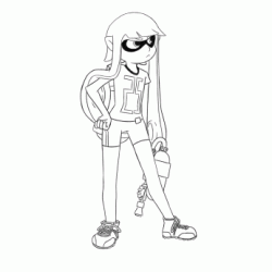 Splatoon - Ready to Attack! coloring