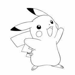 Pikachu coloring